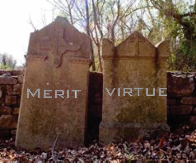 A close-up of a tombstone

Description automatically generated