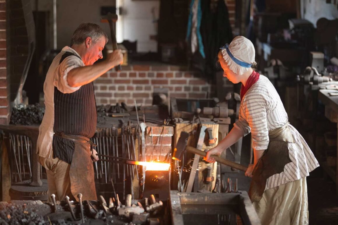 A person and person working in a workshop AI-generated content may be incorrect.